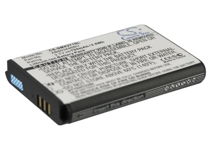 Cameron &amp; Co Cameron &amp; Co DS-CS-SMX271SL cell phone battery 3.7V 750mAh 2.78Wh Li-ion black — product photo