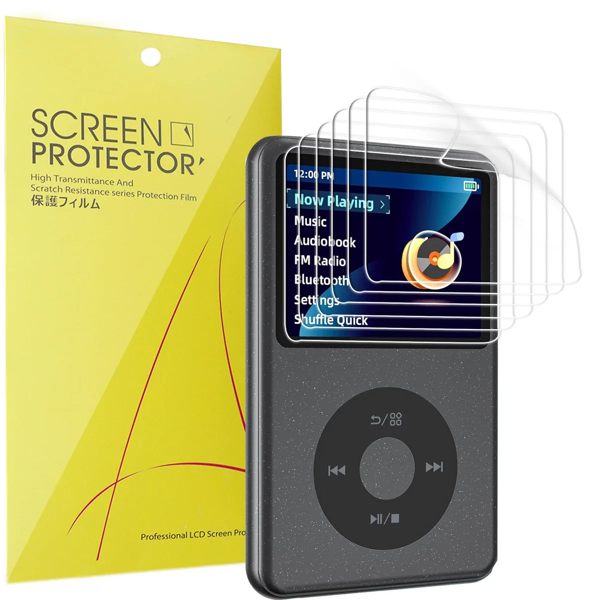  maxell Screen Protector for Innioasis Y1 2.4" MP3 Player 6 Pack — product photo