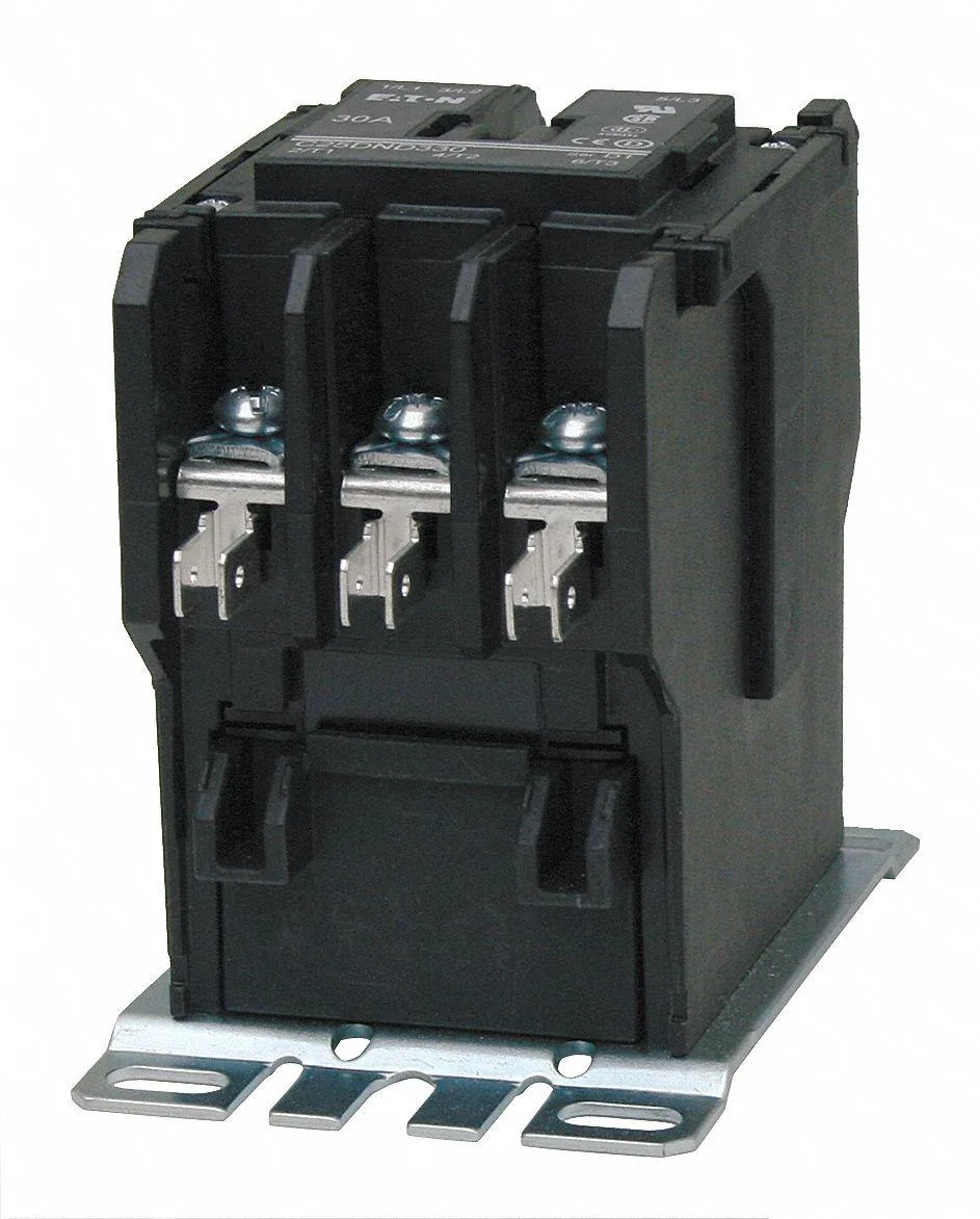 Eaton C25DNF340A 3-pole contactor, open frame, grey finish