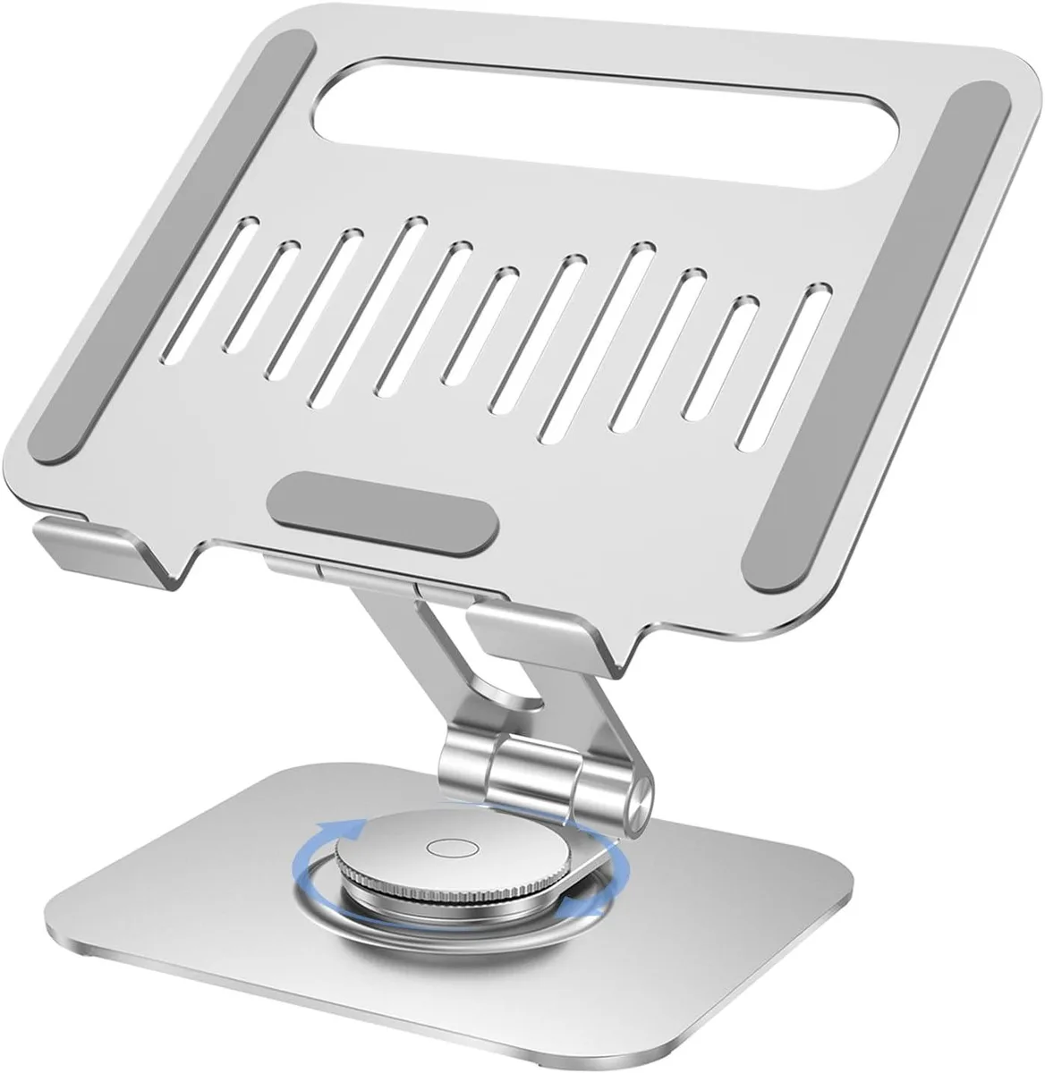 MCHOSE MCHOSE 360° Rotating Aluminum Tablet Stand Silver 4-12.9 inch — product photo
