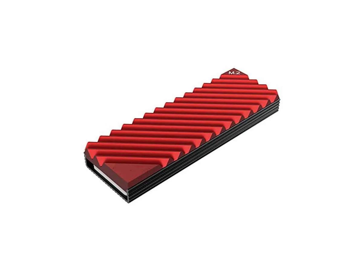 Corn Electronics Corn Electronics M.2-2 M.2 2280 SSD Cooler Red — product photo
