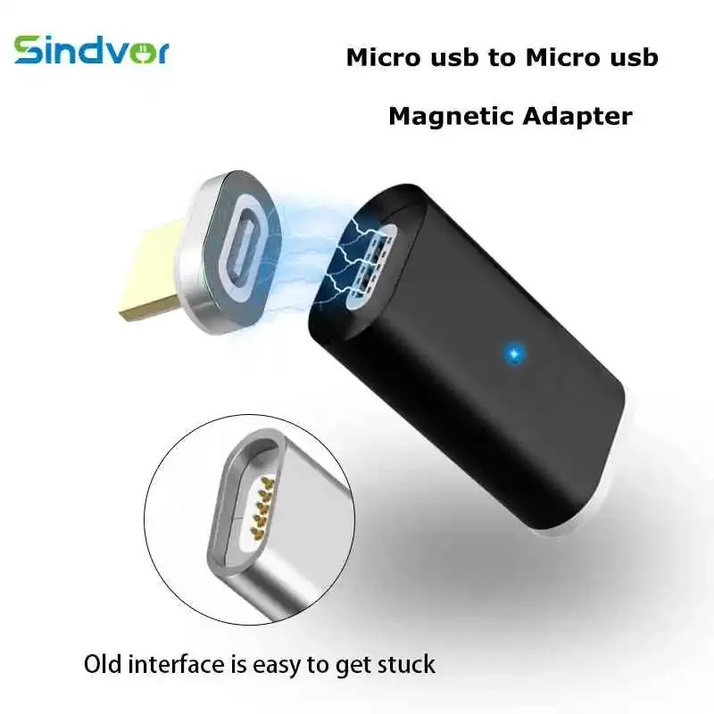 Defendwe Defendwe Micro USB 2.0 Magnetic Adapter 20x11x6.5mm — product photo