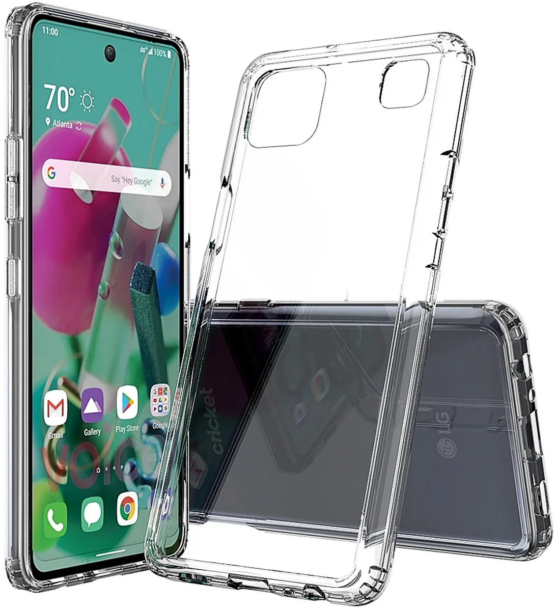Nakedcellphone Nakedcellphone AquaFlex Clear Hybrid Case for LG K92 5G — product photo