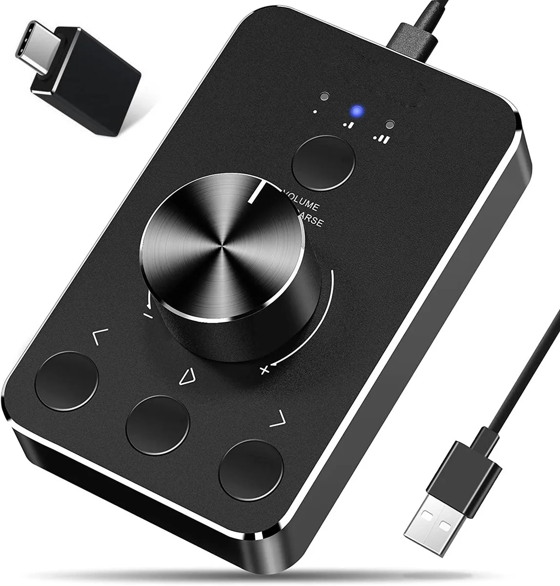 Jansicotek Jansicotek OZU8 USB Multimedia Controller Knob Black — product photo