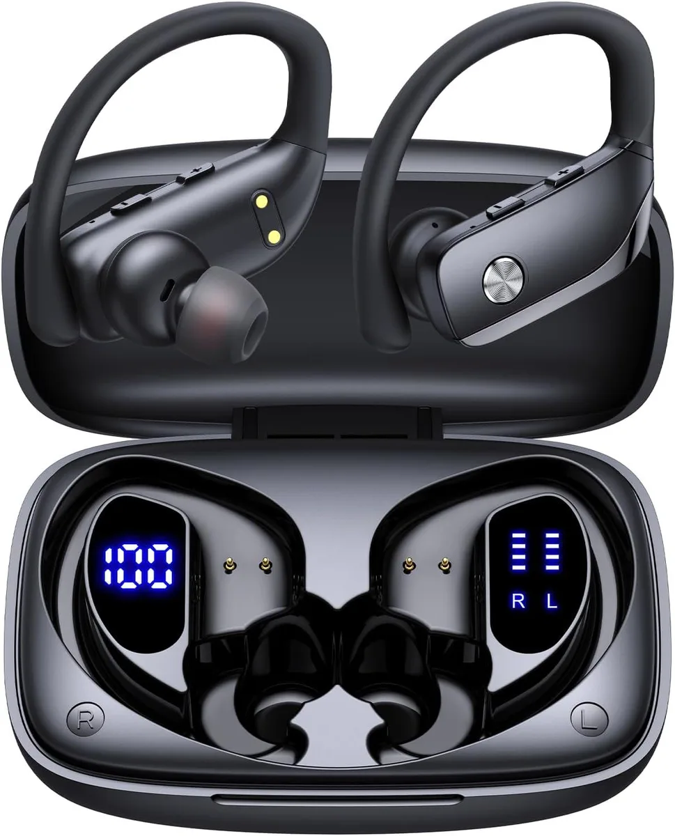 MAONO MAONO T16 Wireless Earbuds 80H Playtime 10mm Drivers Black — product photo