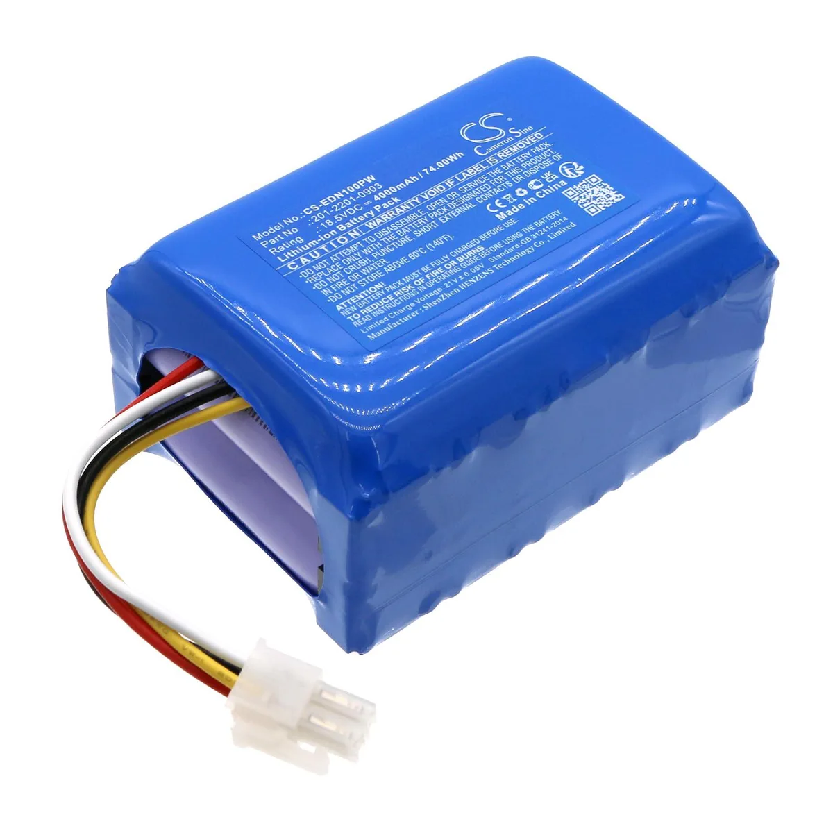  Cameron Sino Replacement Battery for Ecovacs G1-800, GOAT G1, GX-600 4000mAh 18.5V — product photo