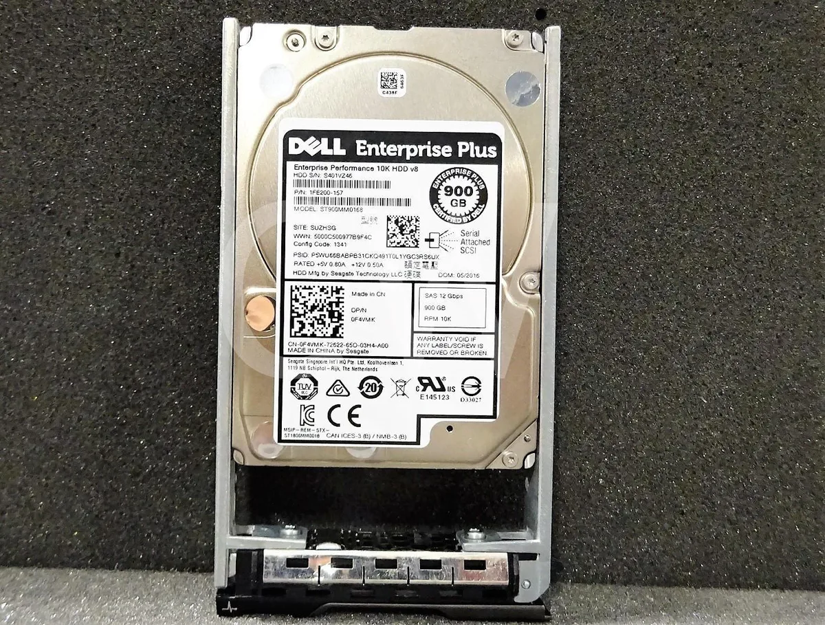 DELL DELL 1FE200-157 900GB 10K SAS 12G 2.5in internal hard drive — product photo
