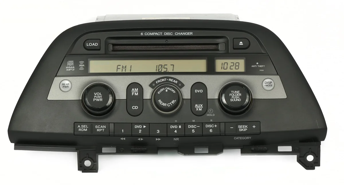 1 Factory Radio 1 Factory Radio 39100-SHJ-A310 AM FM mp3 6 CD Receiver Face 1XU4 — product photo