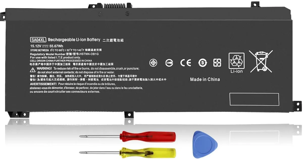 PISKEKAT PISKEKAT SA04XL laptop battery 55.67Wh 4 cells 15.12V — product photo