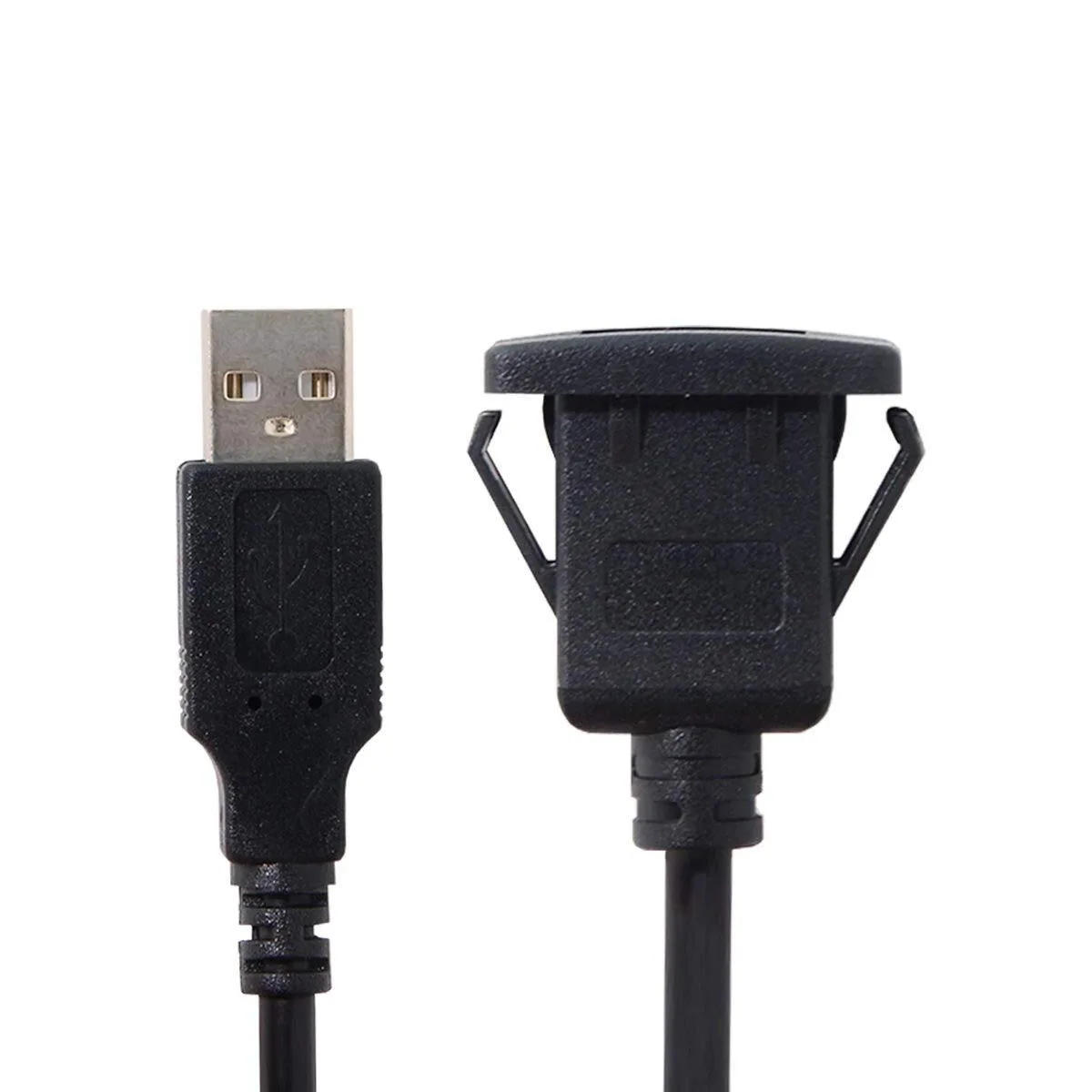 BUCIER BUCIER USB 2.0 Extension Cable Male-to-Female 100cm Waterproof Panel Mount — product photo