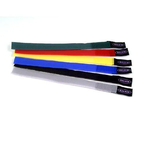 Belkin Belkin F8B024 Cable Ties 8 Inch .5 ft Red — product photo