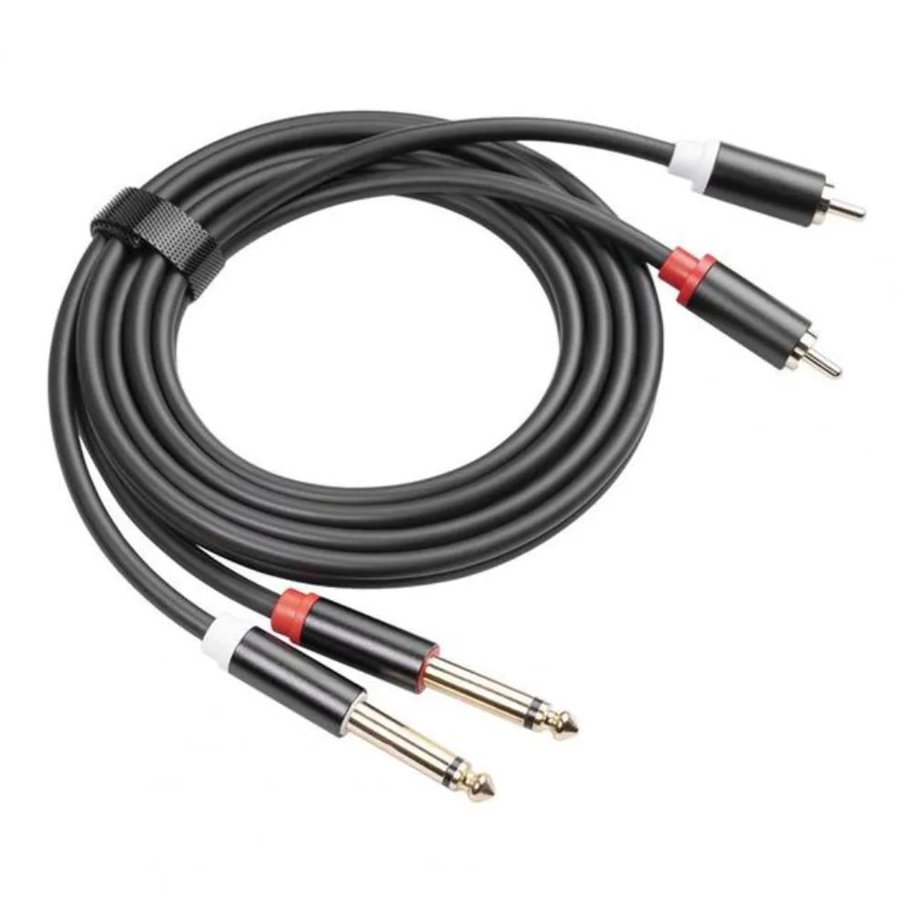 Ruth's sister Ruth's sister Dual RCA Male to Dual 6.35mm Male Audio Cable 150cm — product photo