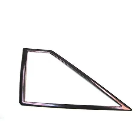 Transparent quarter window moulding for 1987-1993 Ford Mustang