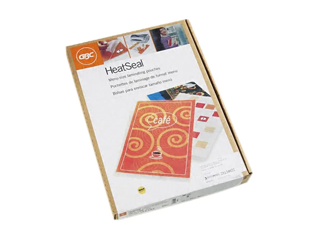 GBC GBC 3740474 HeatSeal LongLife Laminating Pouches 5 mil 11 1/2 x 17 1/2 100/Box — foto do produto