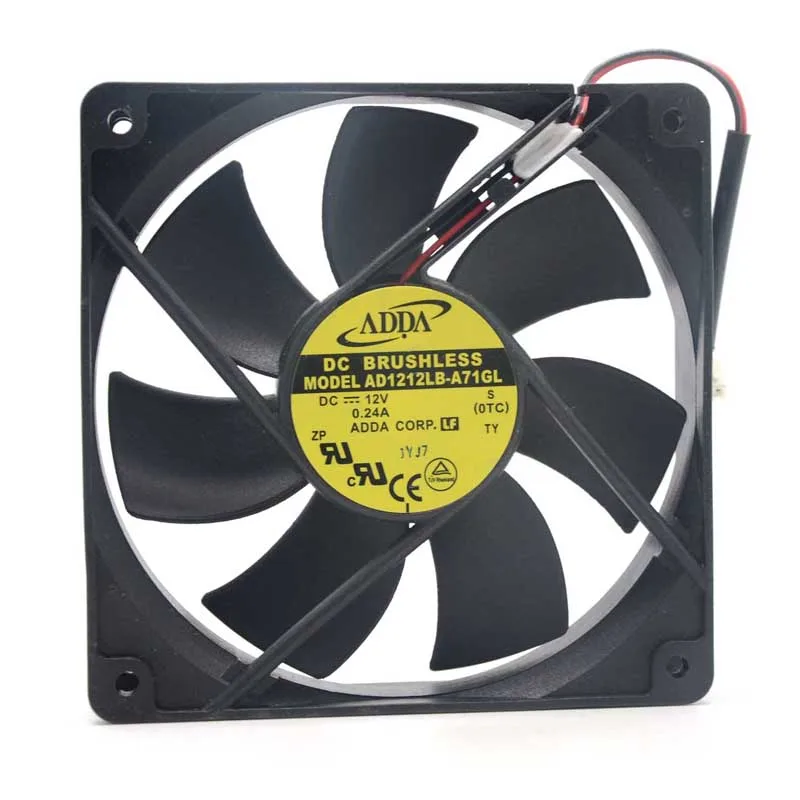 SXDOOL SXDOOL AD1212LB-A71GL 120mm 2 Ball 2050 RPM 80.5 CFM 38 dB 2 Pin — product photo