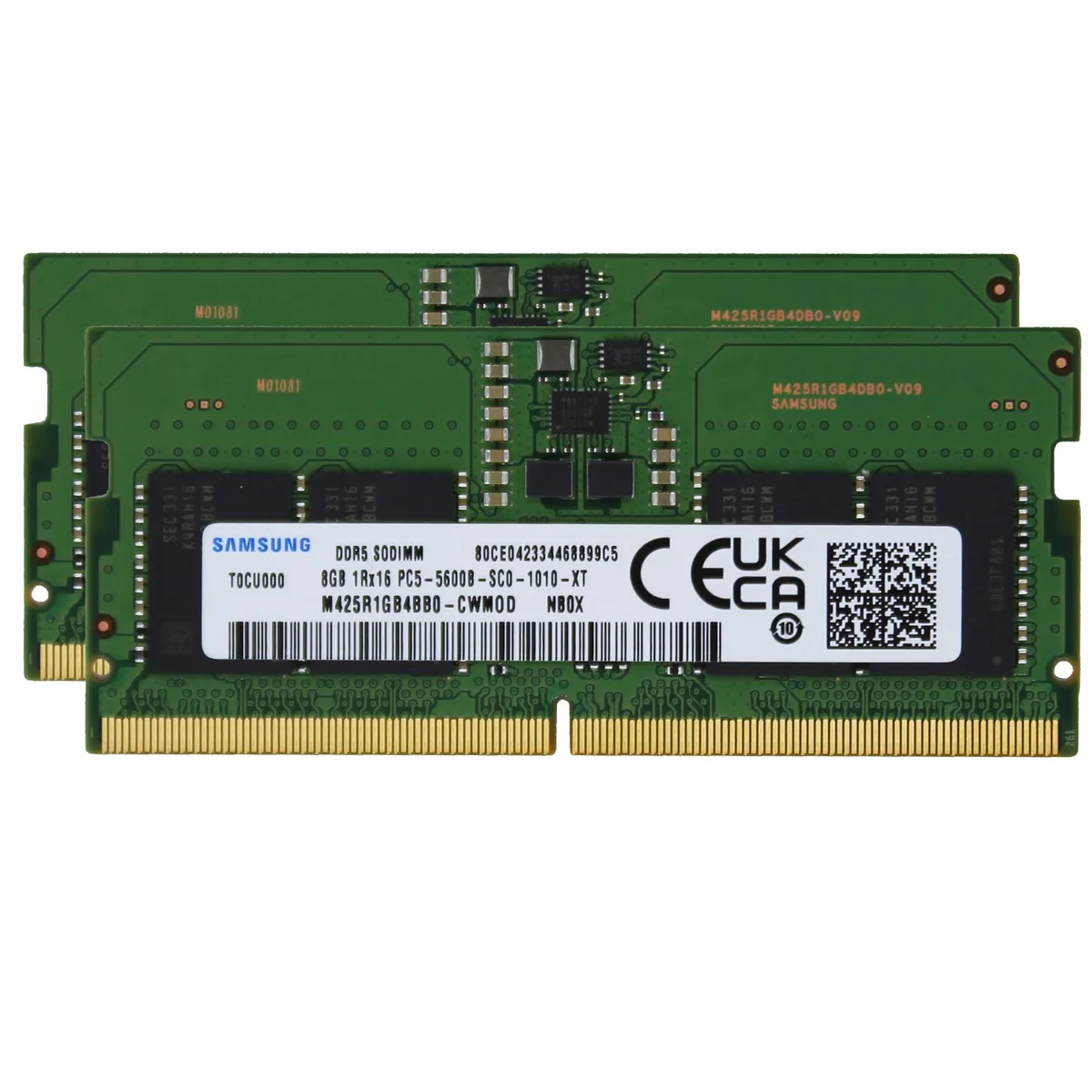 SAMSUNG SAMSUNG 16GB (2x8GB) DDR5 5600MHz SODIMM CL46 1.1V M425R1GB4BB0-CWM laptop RAM — product photo