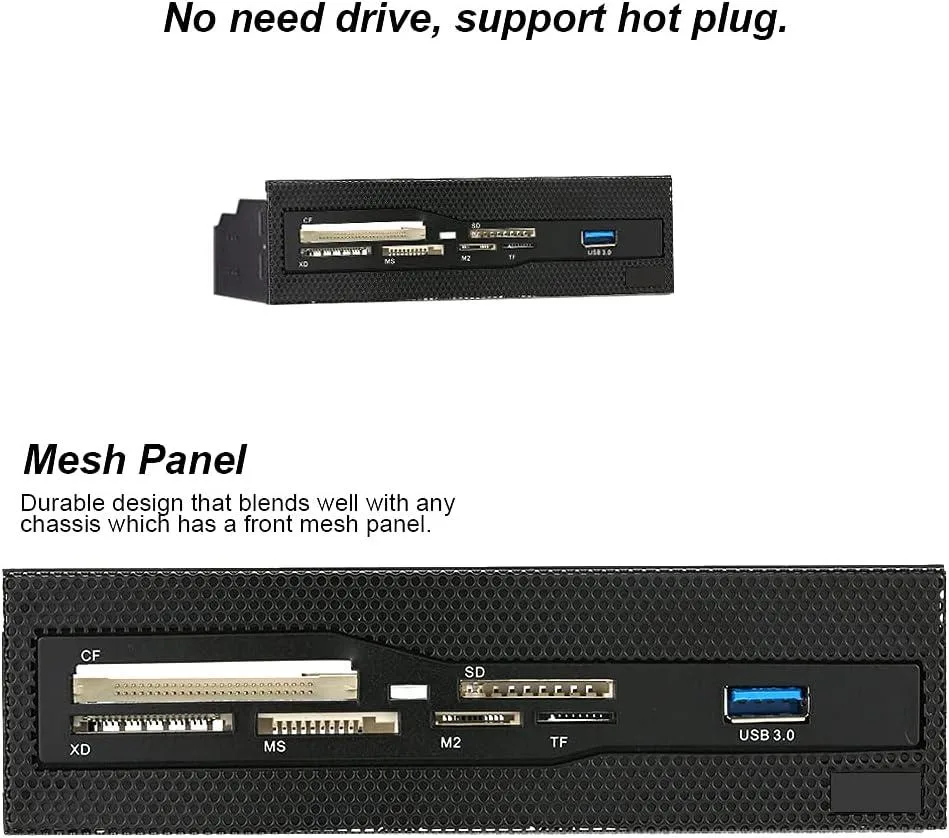 BFKK BFKK 5.25" USB 3.0 Card Reader Dashboard — product photo