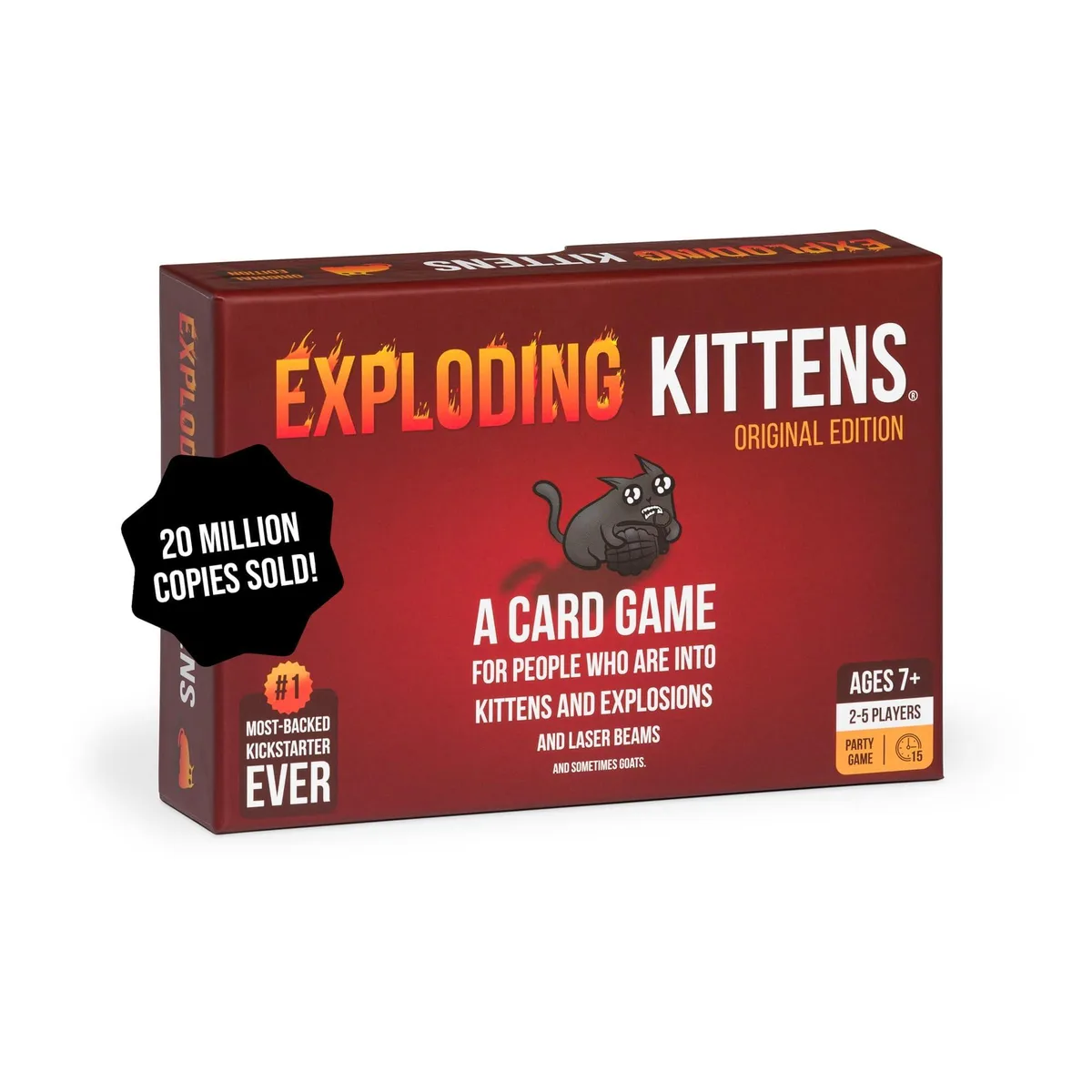  Worry Free Gadgets Exploding Kittens Original Edition Card Game 56 Cards — product photo