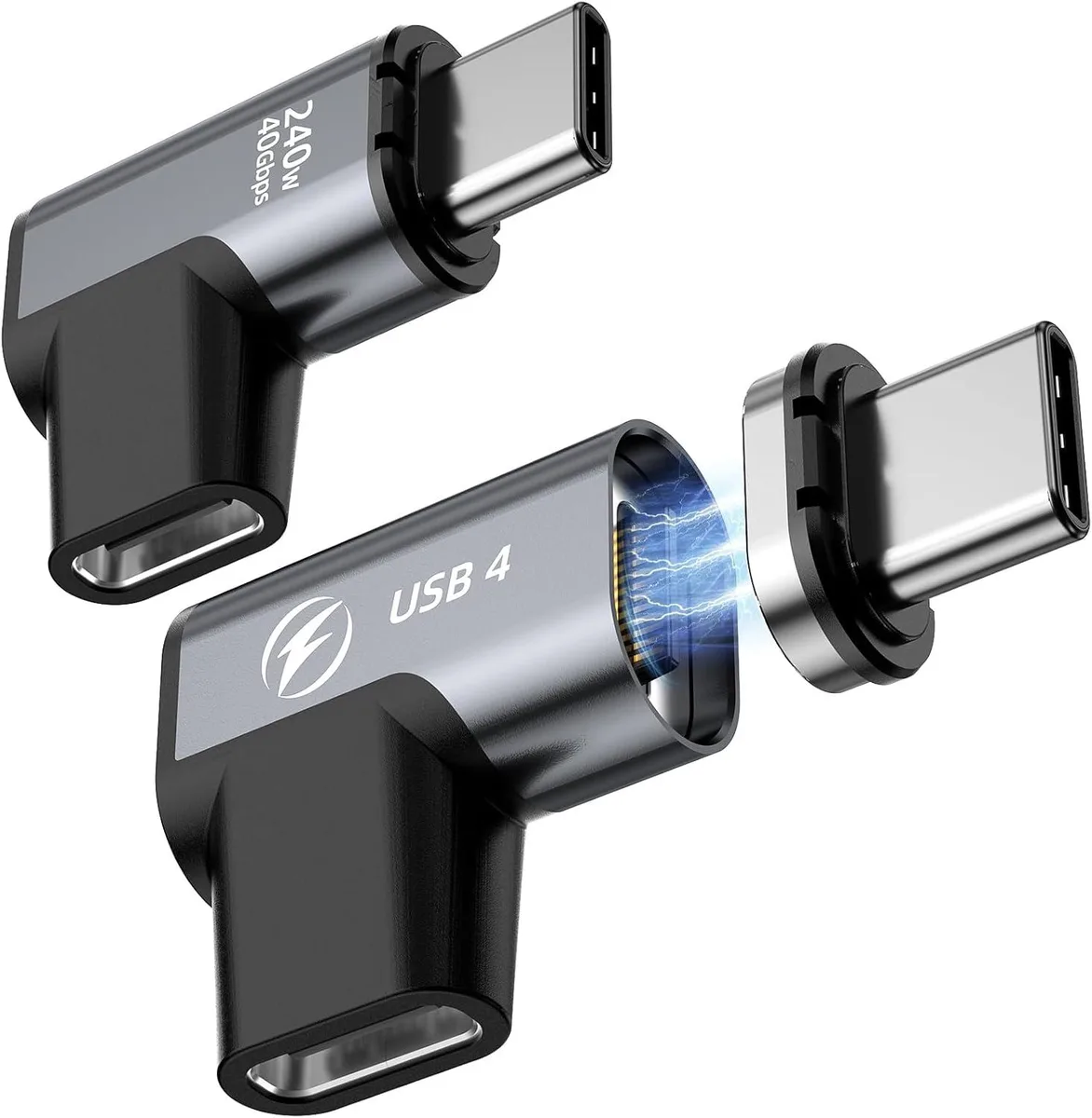 LUOM LUOM LD240W USB4 Magnetic Adapter 40Gbps 240W 8K60Hz — product photo