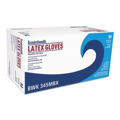 Boardwalk Boardwalk Disposable Latex Gloves Powder-Free Natural 345MCT — product photo