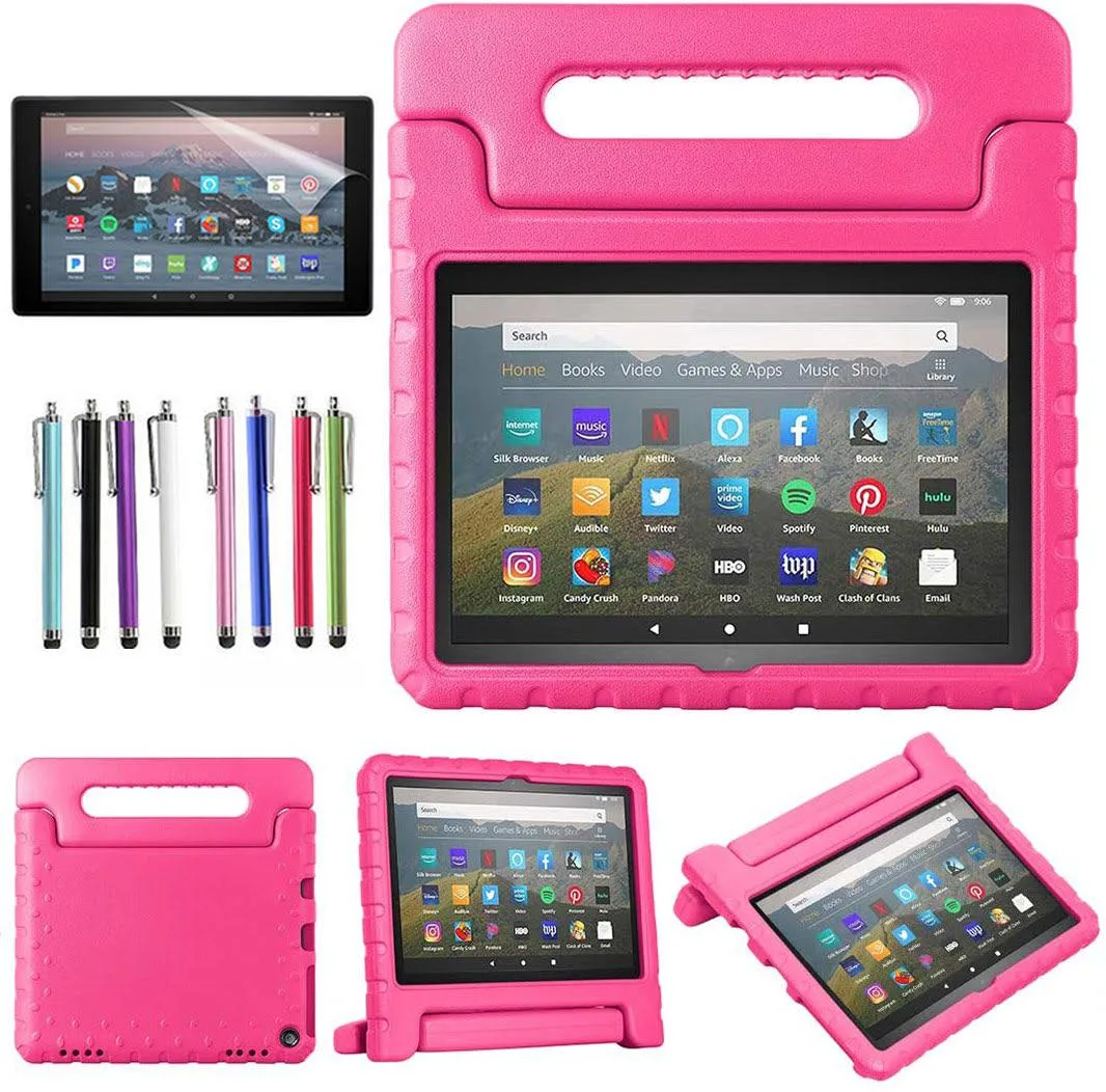 anicestore anicestore Pink EVA Foam Case for Fire 7 12th Gen (2022) — product photo