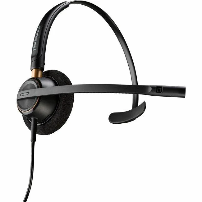 HP HP 783Q0AA Poly EncorePro HW510D Mono Wired 3.5mm Headset 20-16kHz 2.58ft Cable Black accessory — product photo