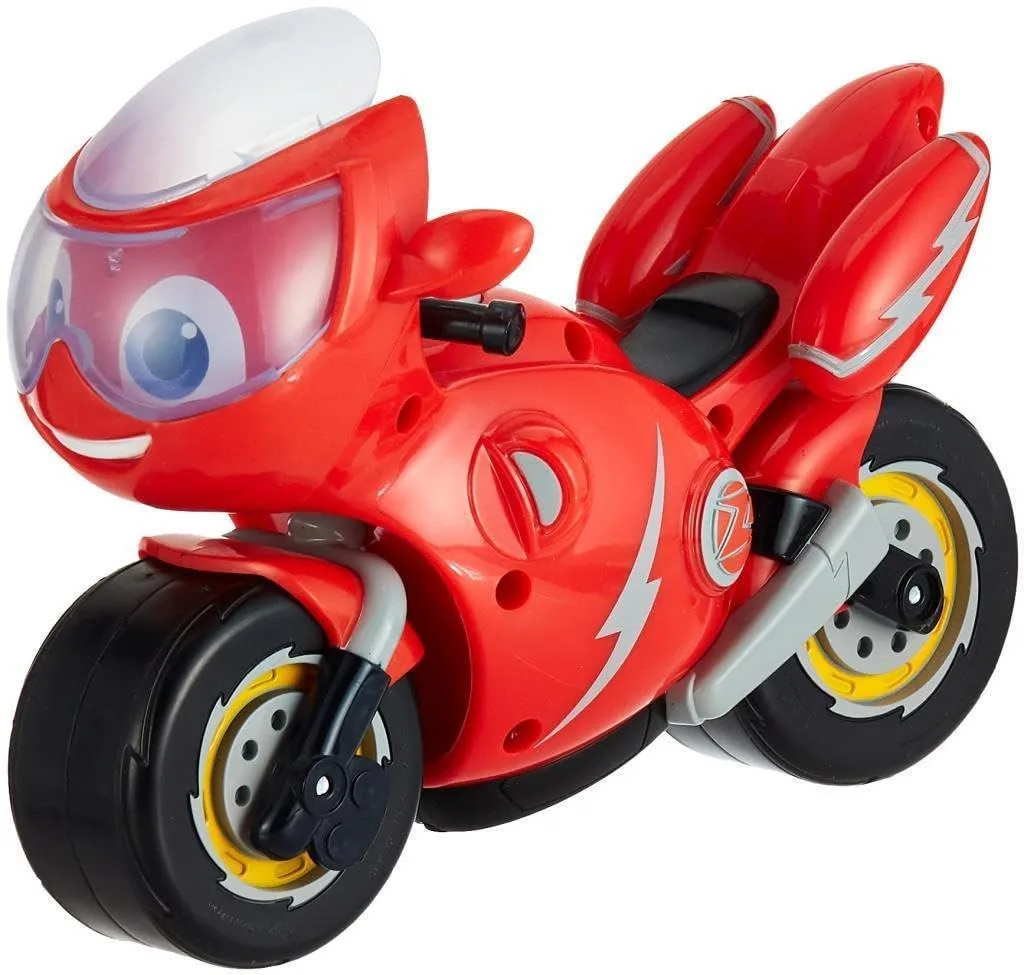 Learning Curve-Tomy Learning Curve-Tomy Ricky Zoom Toy Motorcycle with Light and Sounds, Red — product photo