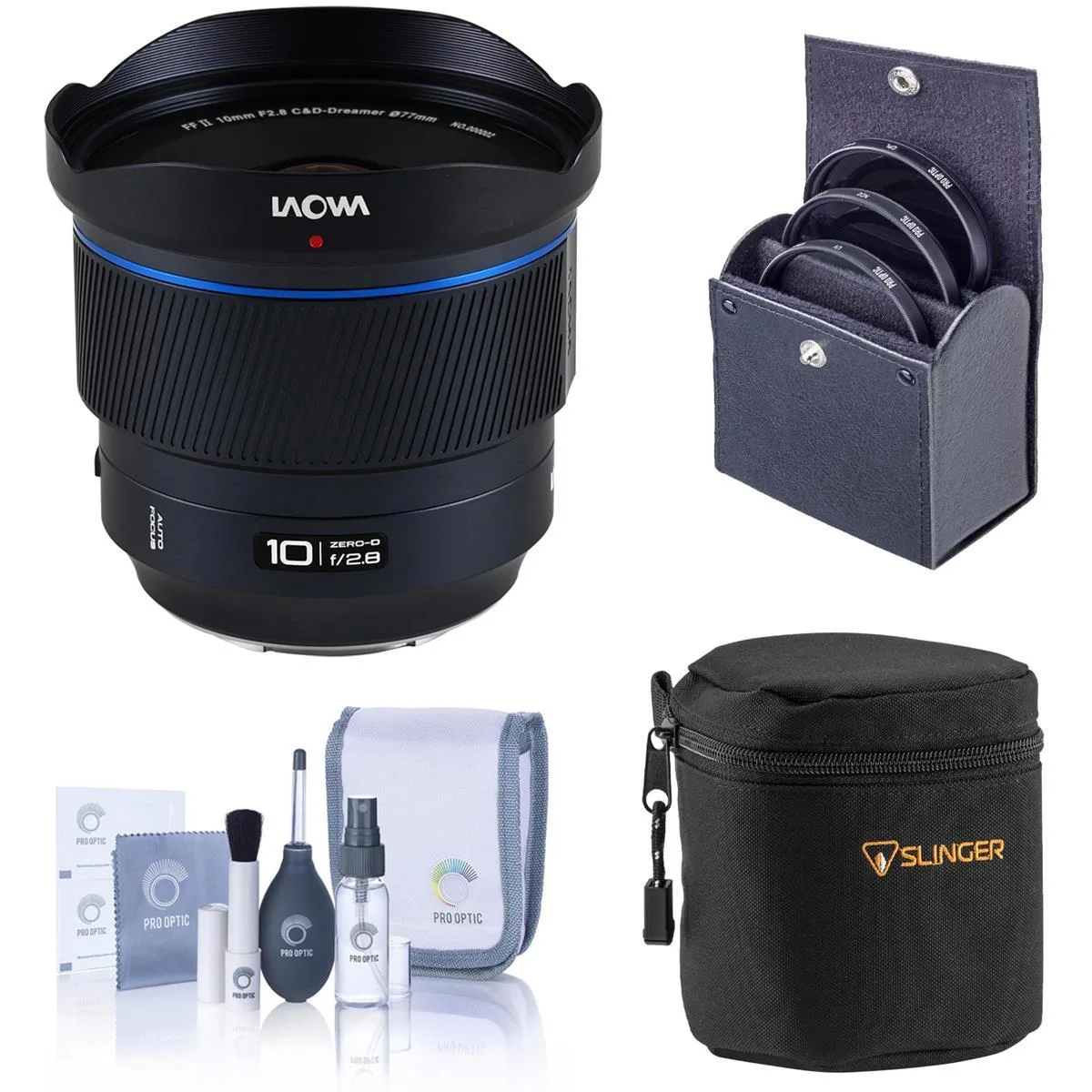Venus Optics Venus Optics Laowa 10mm f/2.8 Zero-D FF AF Sony FE camera lens — product photo
