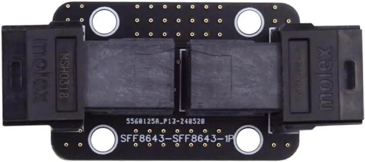 SMUGDESK SMUGDESK SFF8643 Mini SAS HD Female-to-Female Coupler PCIe 4.0 5.0 — product photo