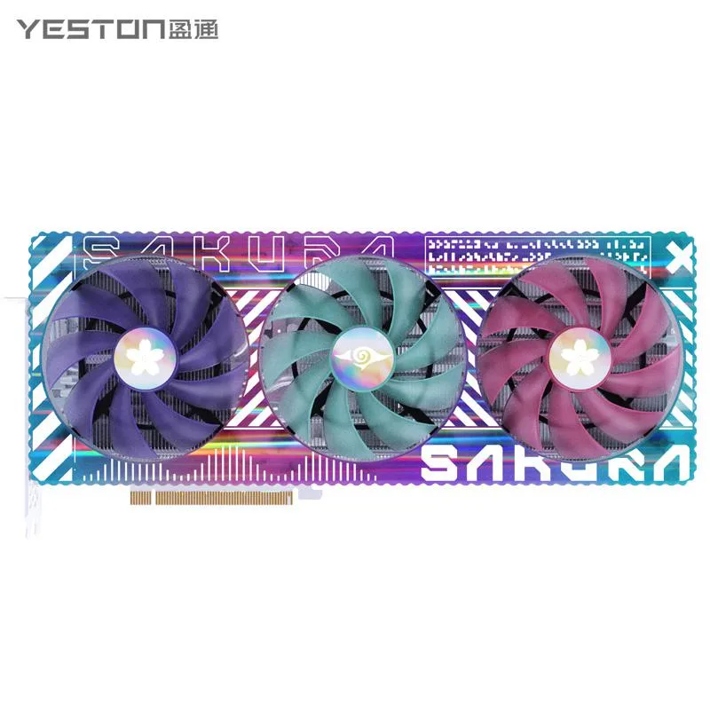 YESTON YESTON RTX 4070 Ti Sugar 12GB GDDR6X graphics card — product photo