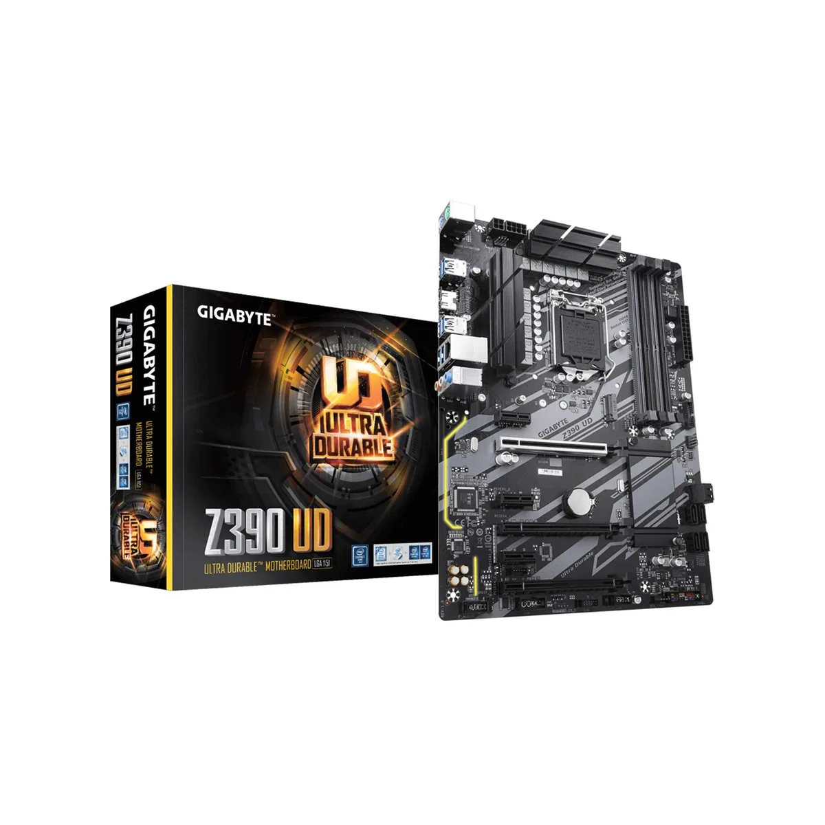 GIGABYTE GIGABYTE Z390 UD Intel motherboard for Cryptocurrency Mining with 6 PCIe Slots — product photo