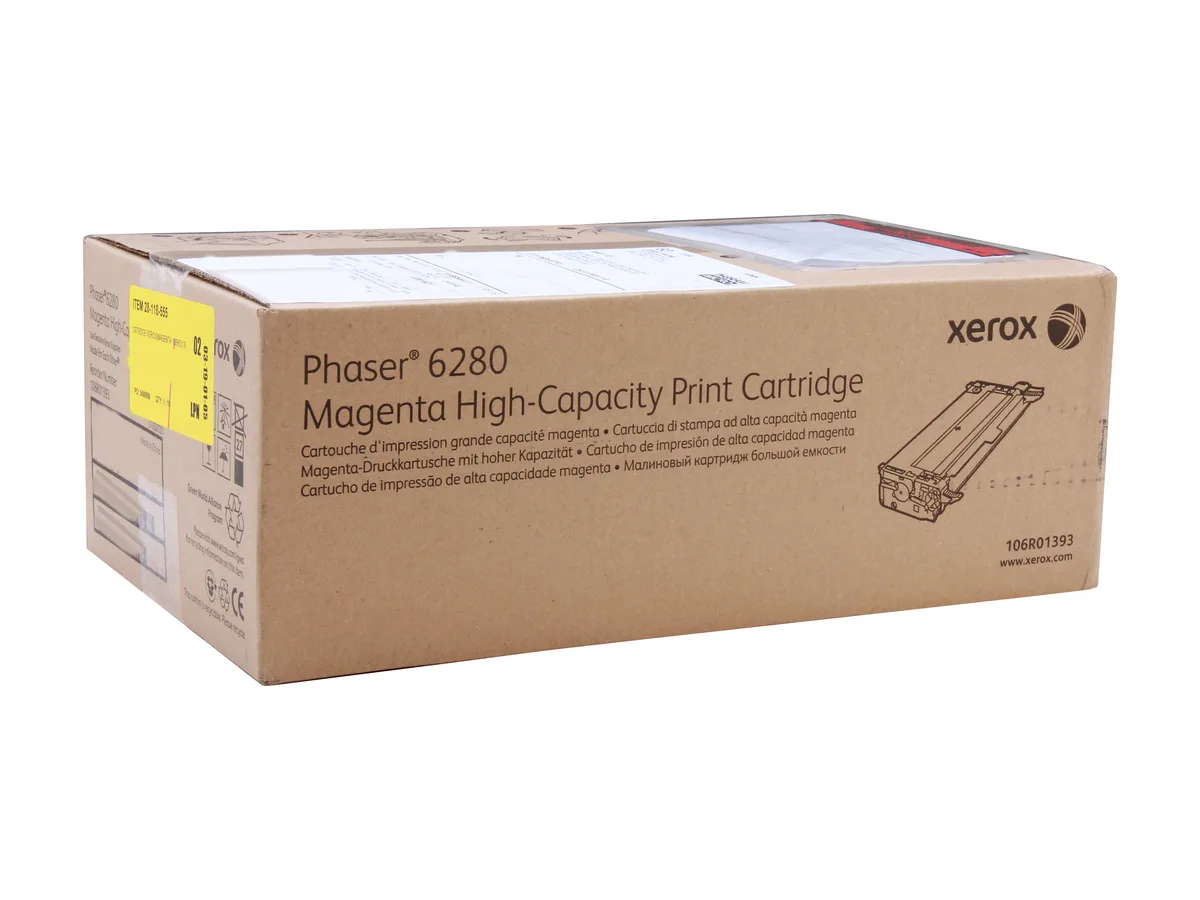 XEROX Xerox 106R01393 Magenta High Yield Toner Cartridge 5900 Pages — product photo