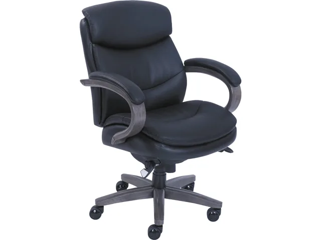 La-Z-Boy, Inc La-Z-Boy, Inc 48963A Woodbury Mid-Back Executive Chair, Black — product photo