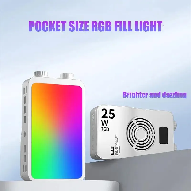  YM-25/40 25W RGB Fill Light 160° 3000-7000K — product photo