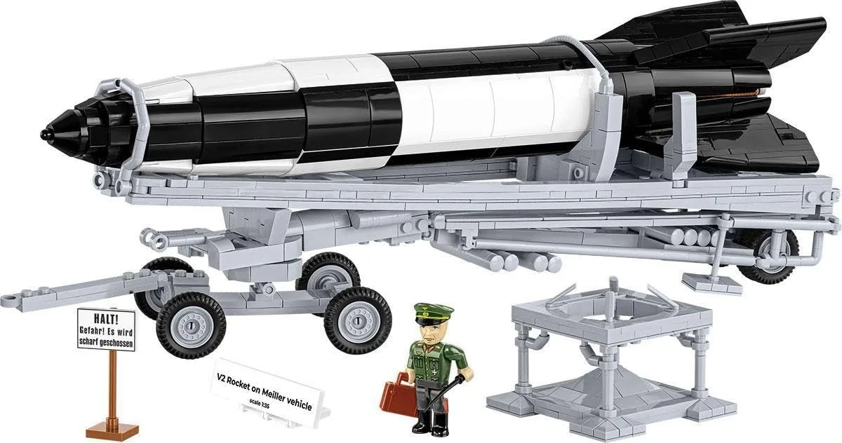 Cobi Cobi 3120 V2 Rocket & Transporter Executive Edition Educational Set 1191 Elements 1:35 Scale — product photo