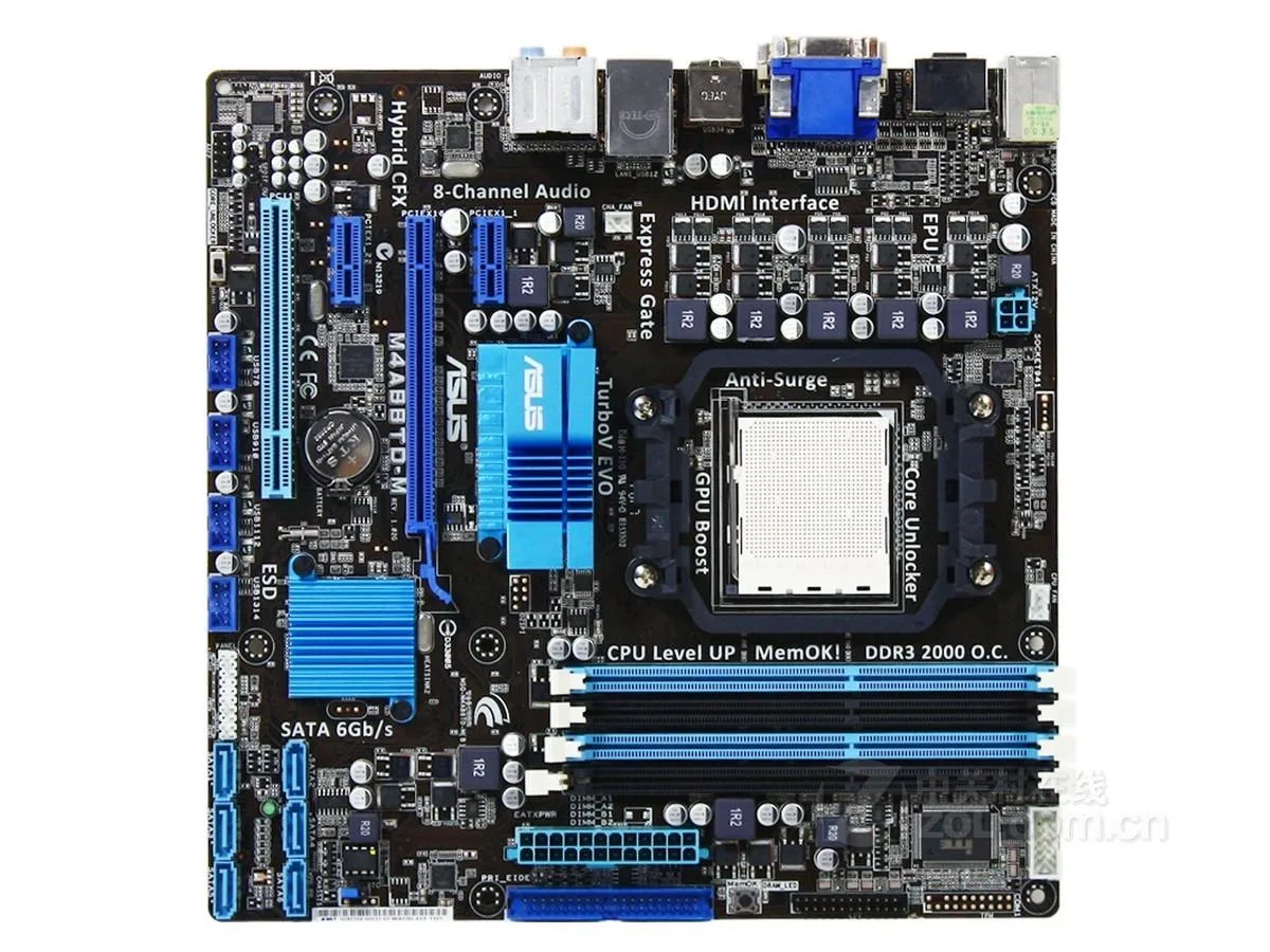 ASUS ASUS M4A88TD-M AMD 880G DDR3 16GB Micro ATX Motherboard — product photo