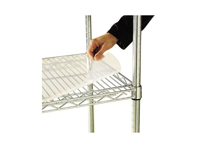 Alera Alera SW59SL4818 shelf liners 48x18 clear plastic 4 pack office furniture — product photo