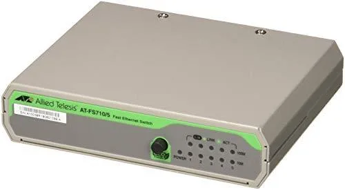 Allied Telesis Allied Telesis AT-FS710/5-10 5-port Fast Ethernet network switch — product photo