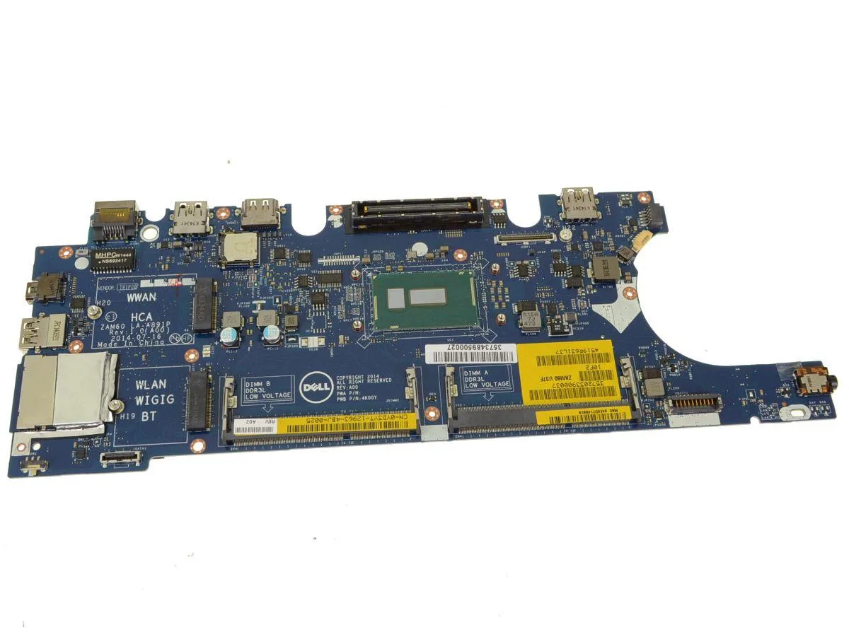 DELL DELL Latitude E5250 Motherboard Intel Celeron 3755U 1.7GHz YD3YT — product photo