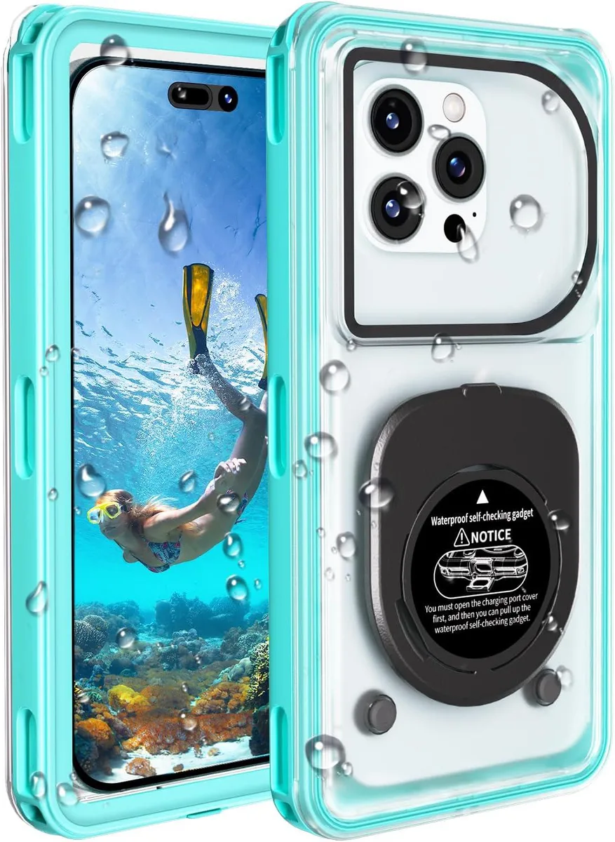 BONAEVER BONAEVER Waterproof Phone Case IPX8 Green — product photo