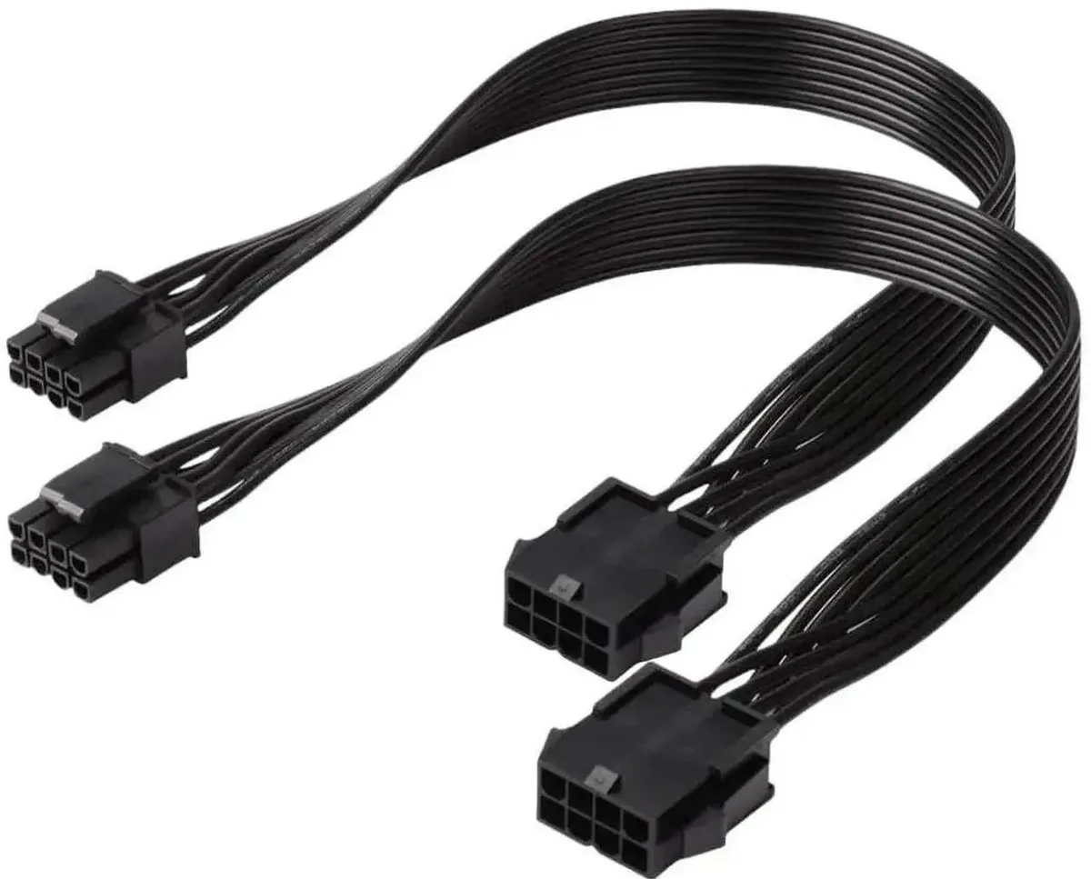 SMUGDESK SMUGDESK ATX CPU 8 Pin 4+4 Male to Female 24cm Black Extension Cable — product photo