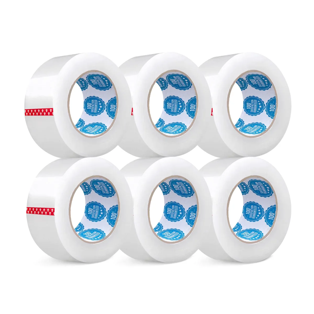Clear Packing Tape 2 in x 55 yd 1.8 mil Acrylic 36 Rolls — product photo