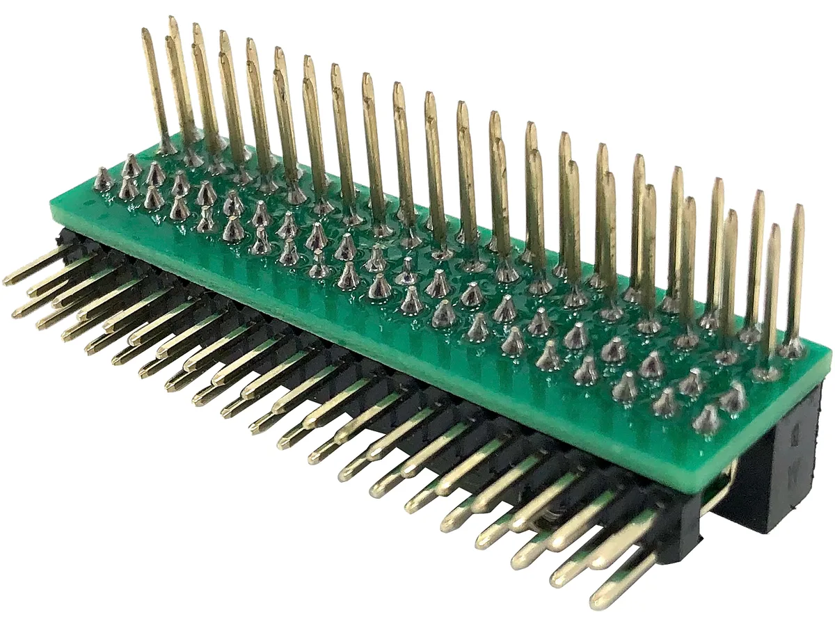 Micro Connectors Micro Connectors RAS-GP02 40-pin GPIO 1-to-2 expansion board — product photo