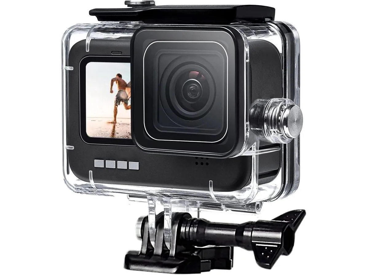 BONAEVER BONAEVER 60M Waterproof Case for GoPro Hero 10 / Hero 9 Black with Bracket — product photo