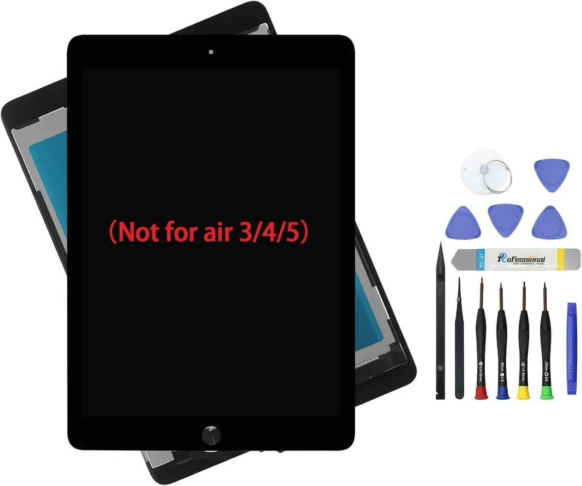 NUOLAISUN NUOLAISUN 9.7" Screen Replacement iPad Air 2 A1567 A1566 Black — product photo