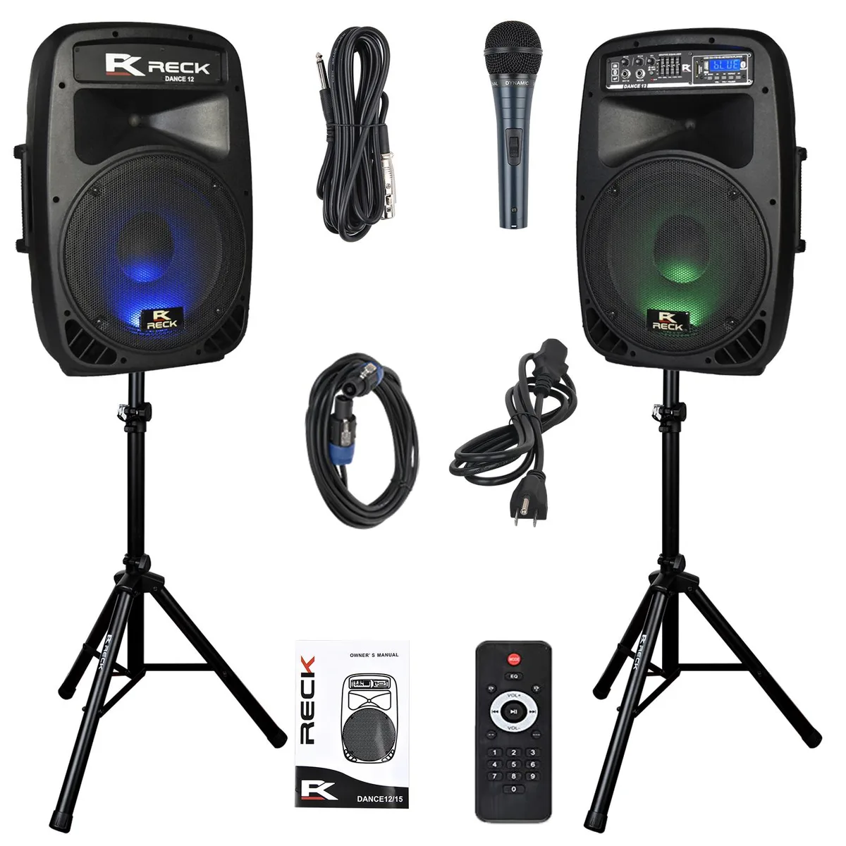 PRORECK PRORECK DANCE 12 12-Inch 1000W 150W RMS PA Speaker System — product photo