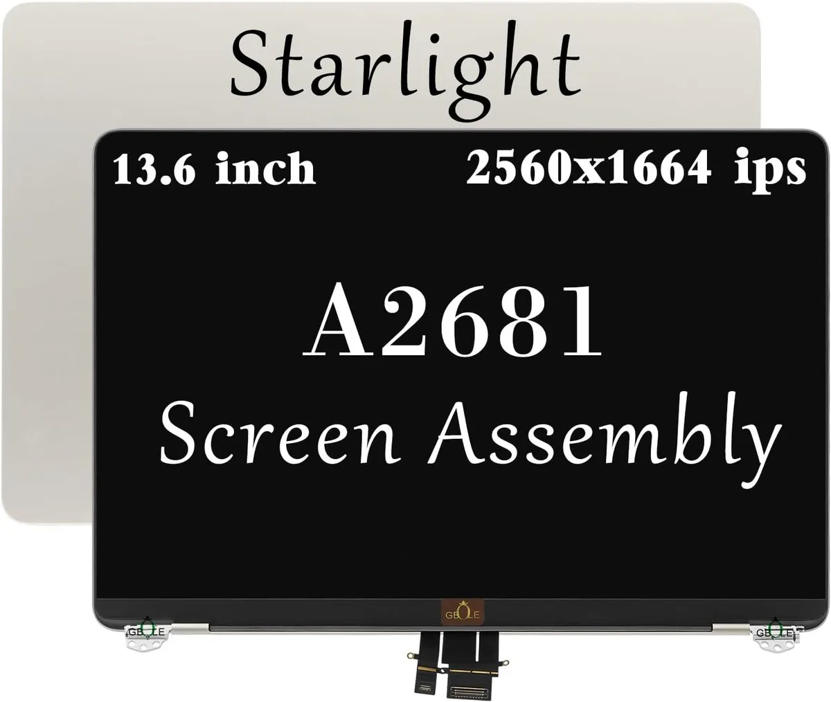 NUOLAISUN NUOLAISUN A2681 LCD Screen Replacement for MacBook Air M2 (Starlight) — product photo