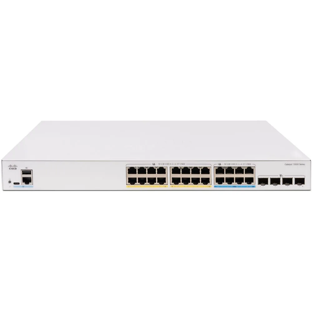 Cisco Systems, Inc. Cisco Systems, Inc. C1300X-24NGU-4X network switch, 24-port managed Layer 3 — product photo