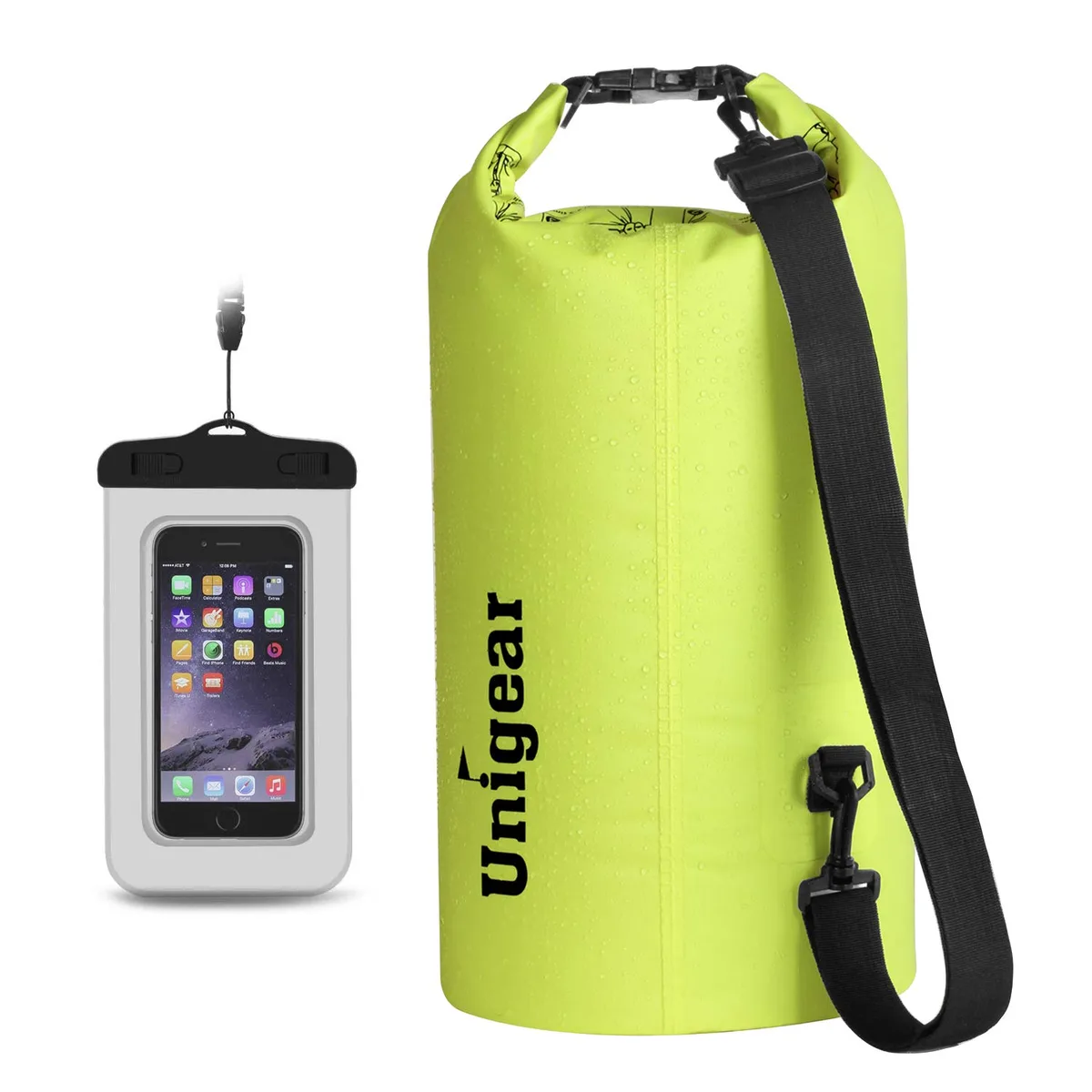 No Sew No Sew Dry Bag 2L Yellow 500D PVC — product photo