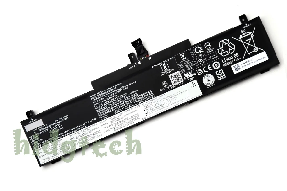 Beisite Beisite L21C3PD4 L21D3PD4 L21L3PD4 L21M3PD4 57Wh 11.52V laptop battery — product photo
